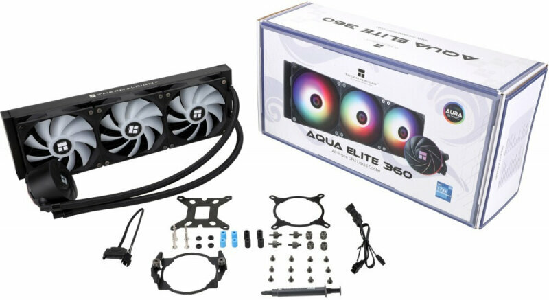 СВО для процессора THERMALRIGHT Aqua Elite Black 360 ARGB A-ELITE-BL-360-ARGB