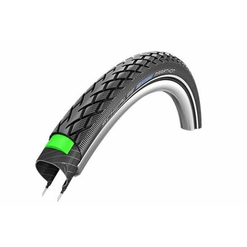 фото Покрышка schwalbe 28x1.40 700x35c (37-622), marathon perf, greenguard, twinskin, b/b+rt hs420 ec 67epi 26b, 11100007