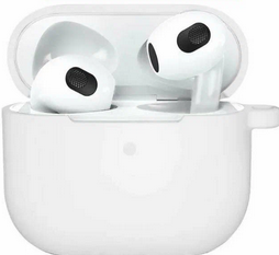 Чехол для наушников Apple AirPods 3, прозрачный (айр подс 3, аир подс 3, эйр подс 3, эир подс 3)