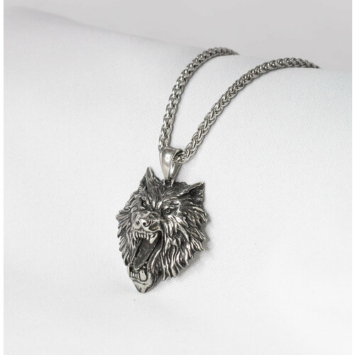 Колье Zloster, длина 60 см, серебряный