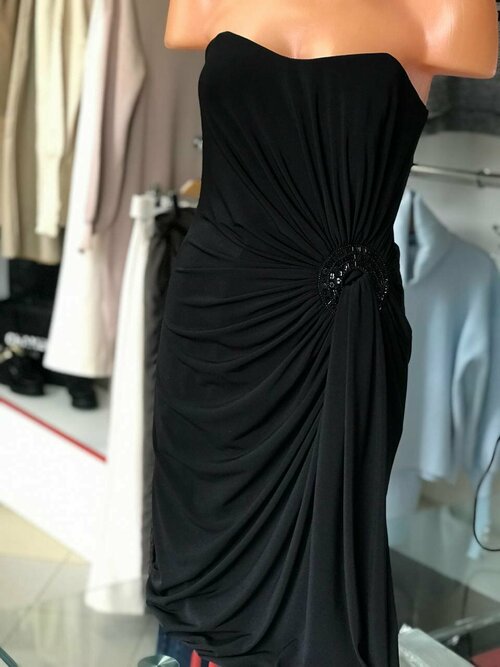 Платье Pompa, размер М, черный
