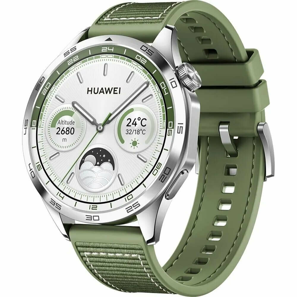 Смарт-часы Huawei Watch GT 4 зеленый (55020BGY)