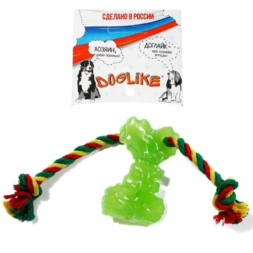 Игрушка для собак Doglike Ключ с канатом и этикеткой игрушка для собак doglike комета с этикеткой зеленый