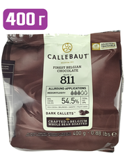 Callebaut Темный шоколад в каллетах 54,5%, 811-E0-D94, 0,4 кг