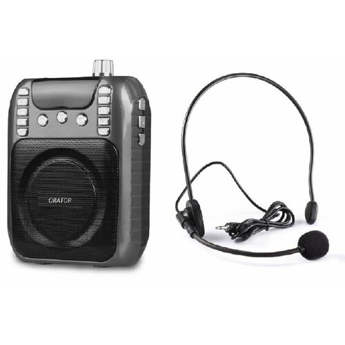 Громкоговоритель поясной ORATOR-1 35 Вт С USB и сменным АКБ чёрный 3000₽