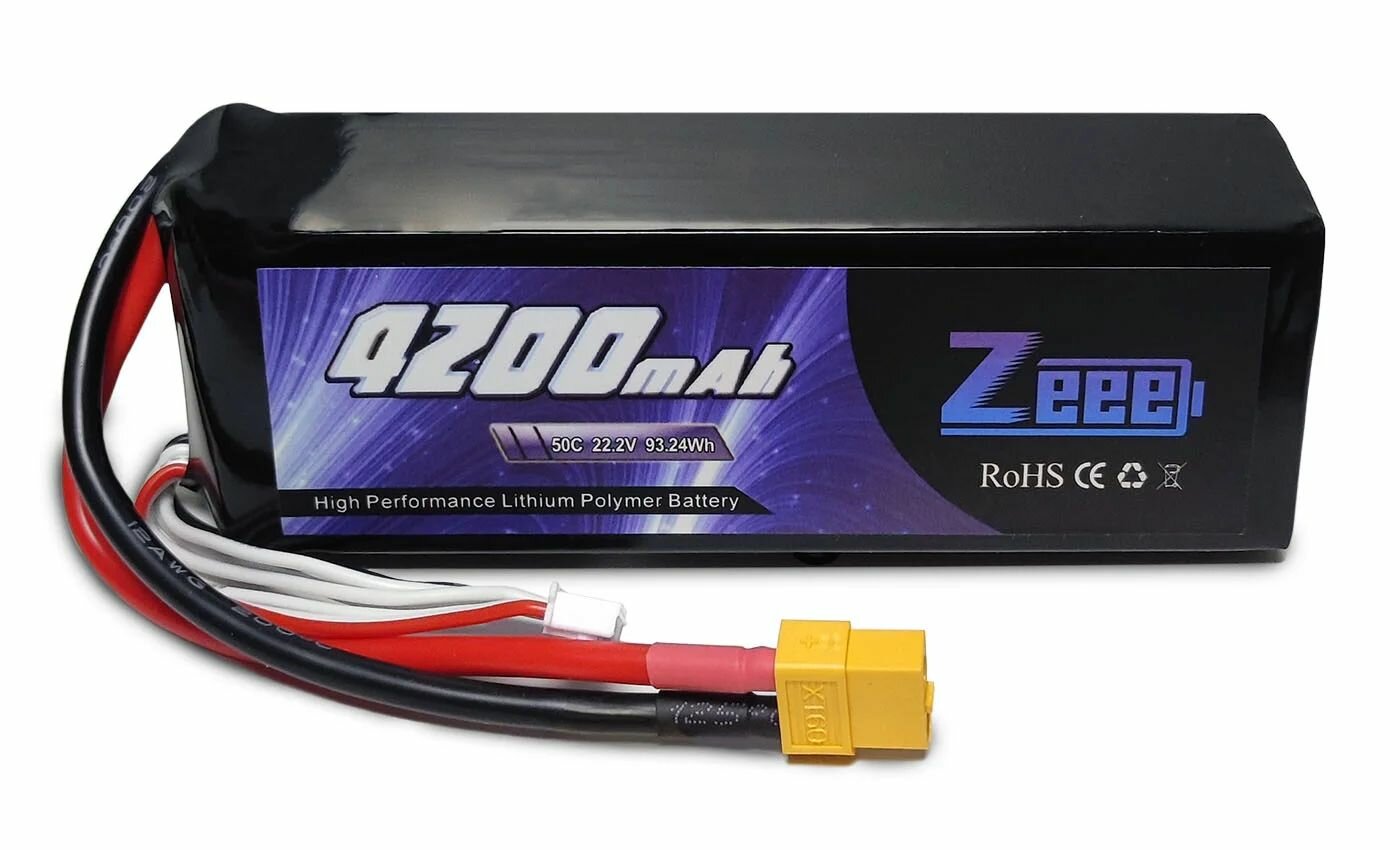 Аккумулятор Zeee 4200мАч 6S 50C LiPo XT60