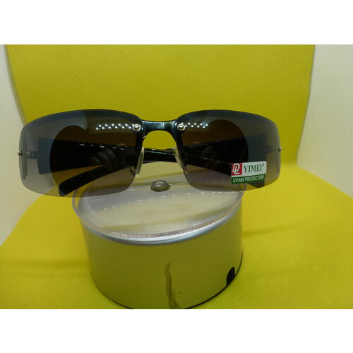 Солнцезащитные очки YIMEI, коричневый, золотой