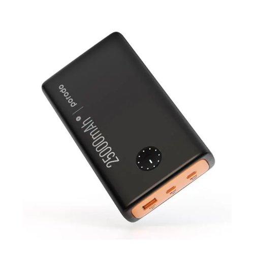 Портативный аккумулятор Porodo Compact Power Bank 25000mAh PD 120W PD-PBFCH023-BK Black 839000₽