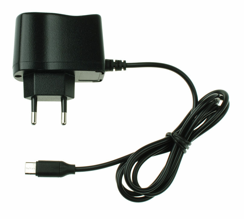 Адаптер DVTech Type-C, 600мА, 5В, черный, блок питания со встроенным кабелем — фото 1