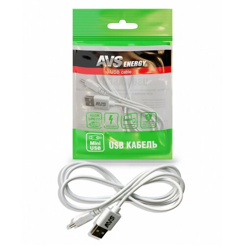 Кабель AVS mini USB (1м) MN-313 кабель mini usb 1м mn 313 avs a78042s 1шт