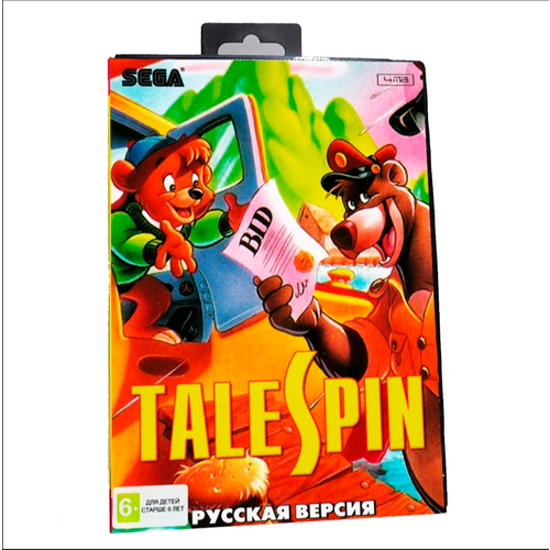 Картридж Talespin Для приставки Sega Genesis Sega Mega Drive 16 bit MD