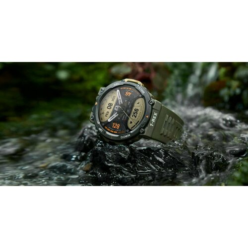 Смарт-часы AMAZFIT T-Rex 2 A2170 139 зеленый черный - CN Verison с Русским Языком 1988800₽