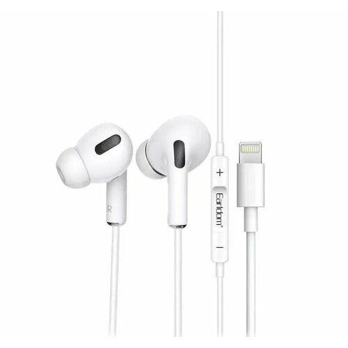 EaldomНаушники разъем Lightning для iP ET-E33 белые 62000₽