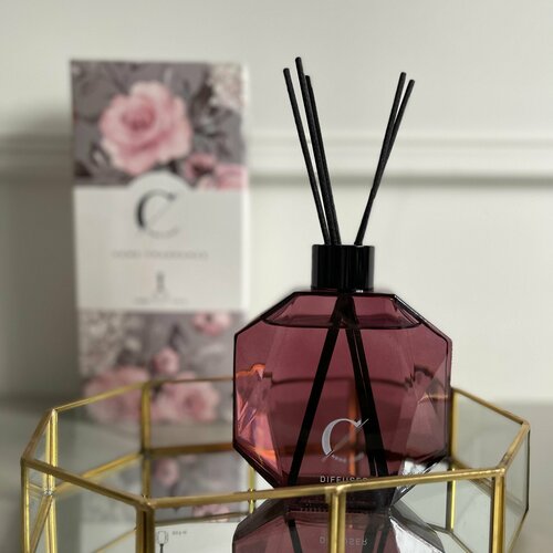 Диффузор ароматический для дома с палочками Home Fragrance Слива и Корица 200 мл