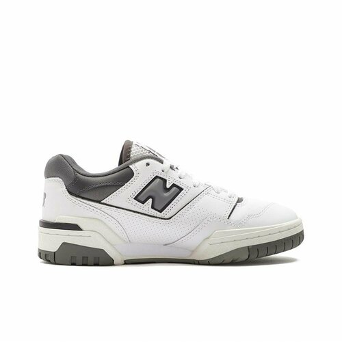 кроссовки kinetix aron l grey Кроссовки New Balance 550, полнота D, размер 39.5 EU, серый, белый