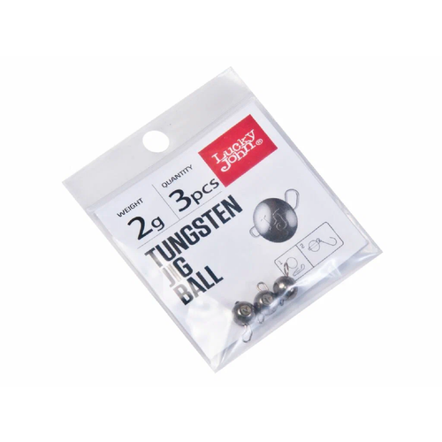 Груз-чебурашка разборный вольфрамовый Lucky John Pro Series Tungsten Jig Ball 2 г 3 шт.