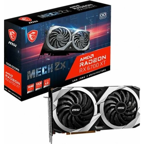 Видеокарта 12 ГБ MSI Radeon RX 6700 XT MECH 2X 602-V398-04S 62565₽