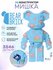 3D Конструктор из миниблоков Мишка BearBrick