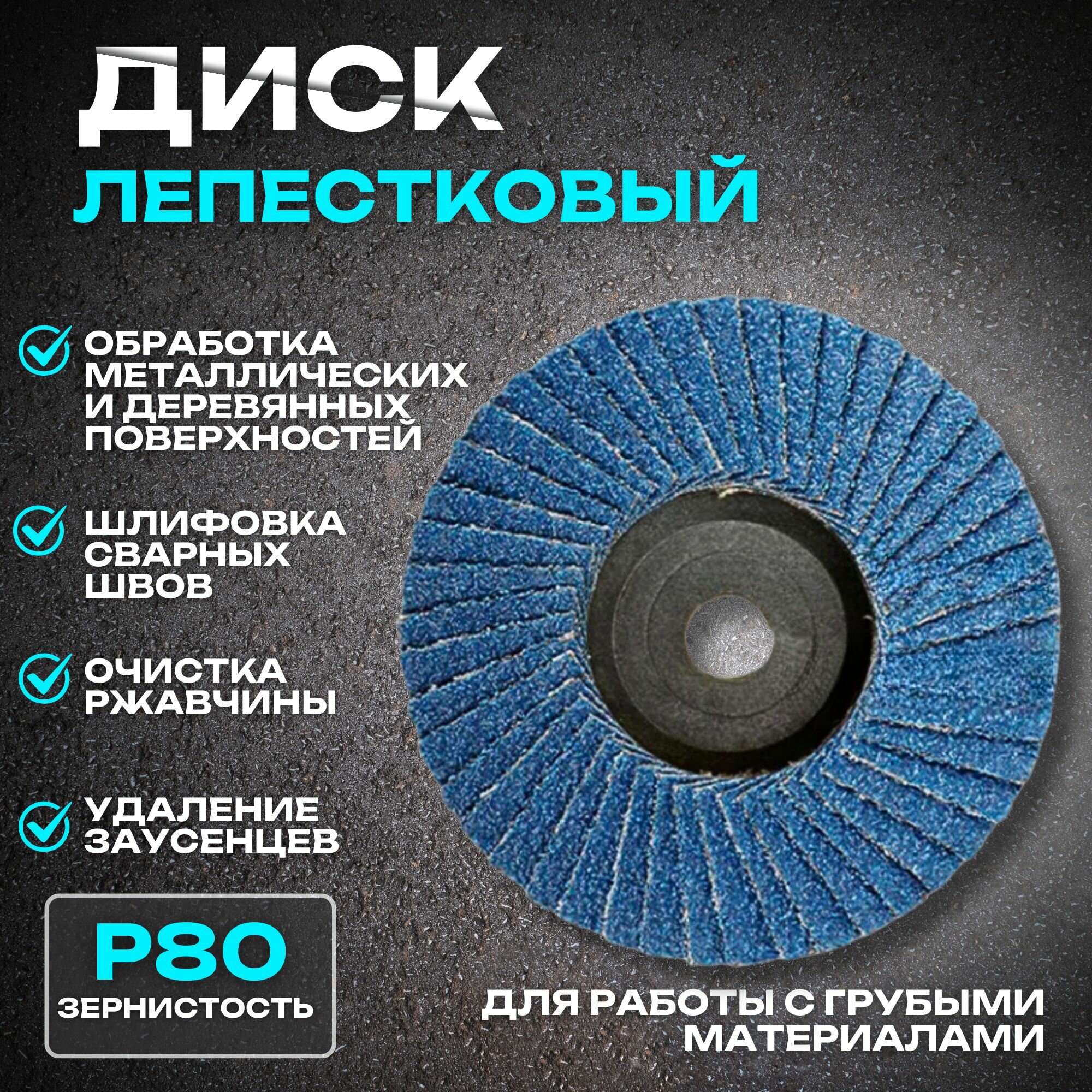 Диски MinerMan, для мини-ушм, абразивный материал, сталь, 75 мм — фото 1