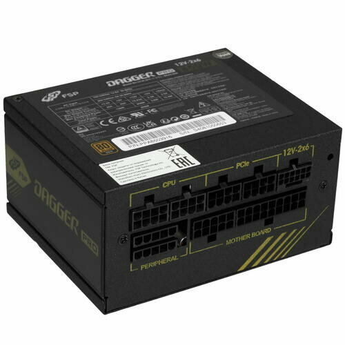 Блок питания FSP DAGGER PRO ATX30PCIe50 850W PPA8503916 черный 22795₽