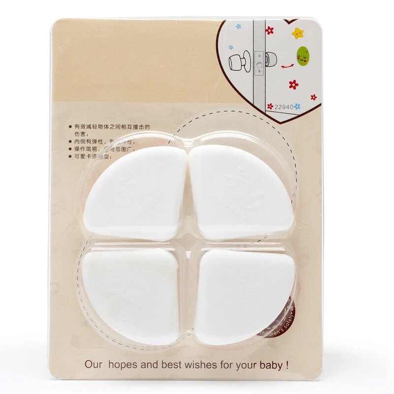 Защитные уголки для стола из силикона 4 шт.