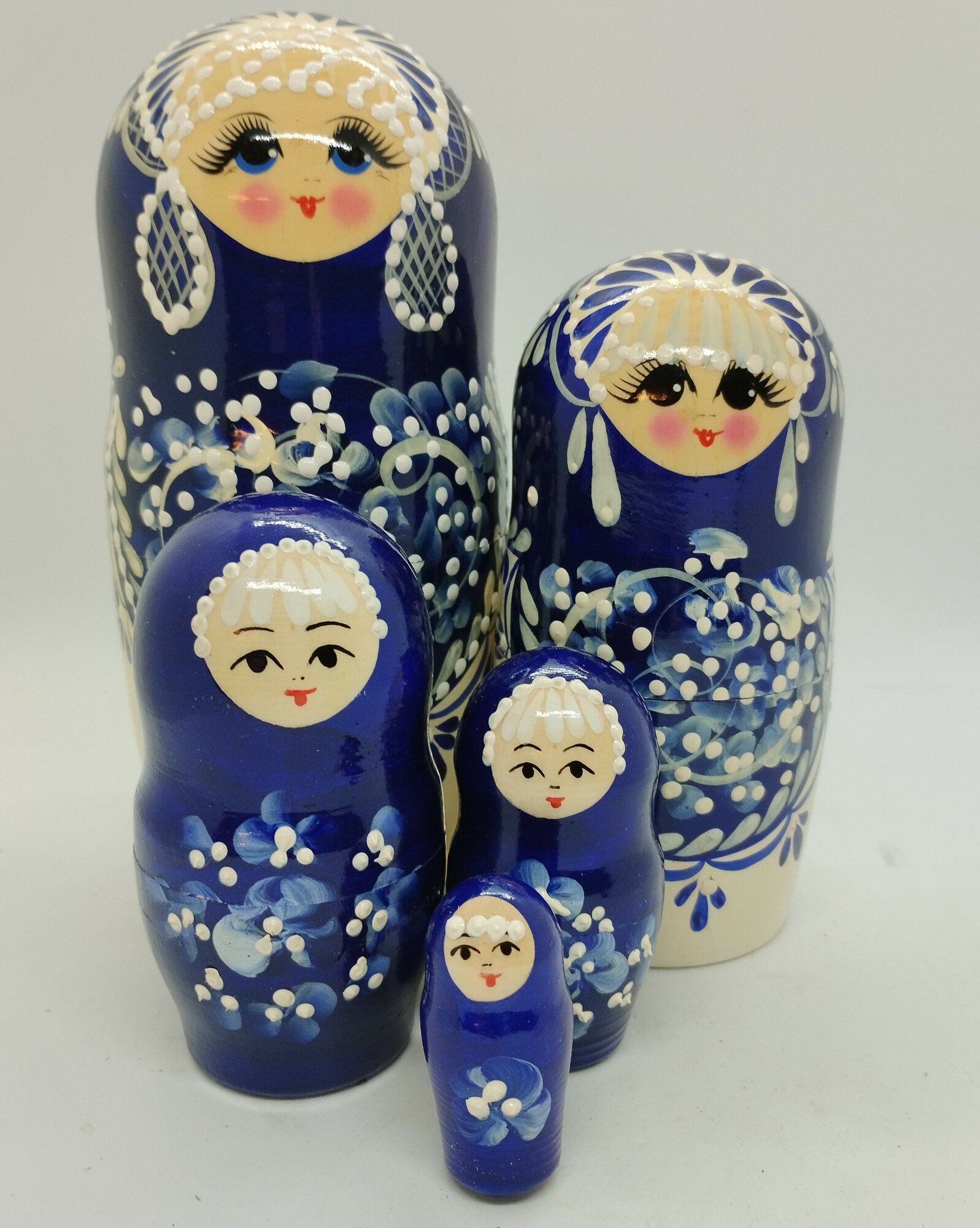 Матрешка "Жемчуг", 5 мест, большая — фото 1