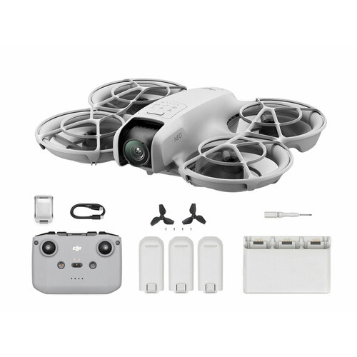 Квадрокоптер DJI Neo Fly More Combo с пультом DJI RC-N3 135 г 3 аккумулятора 58400₽