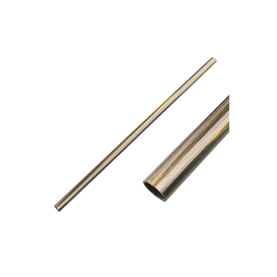 Труба декоративная BIRONI для электропроводки D16, 1 метр, пластик, цвет Бронза