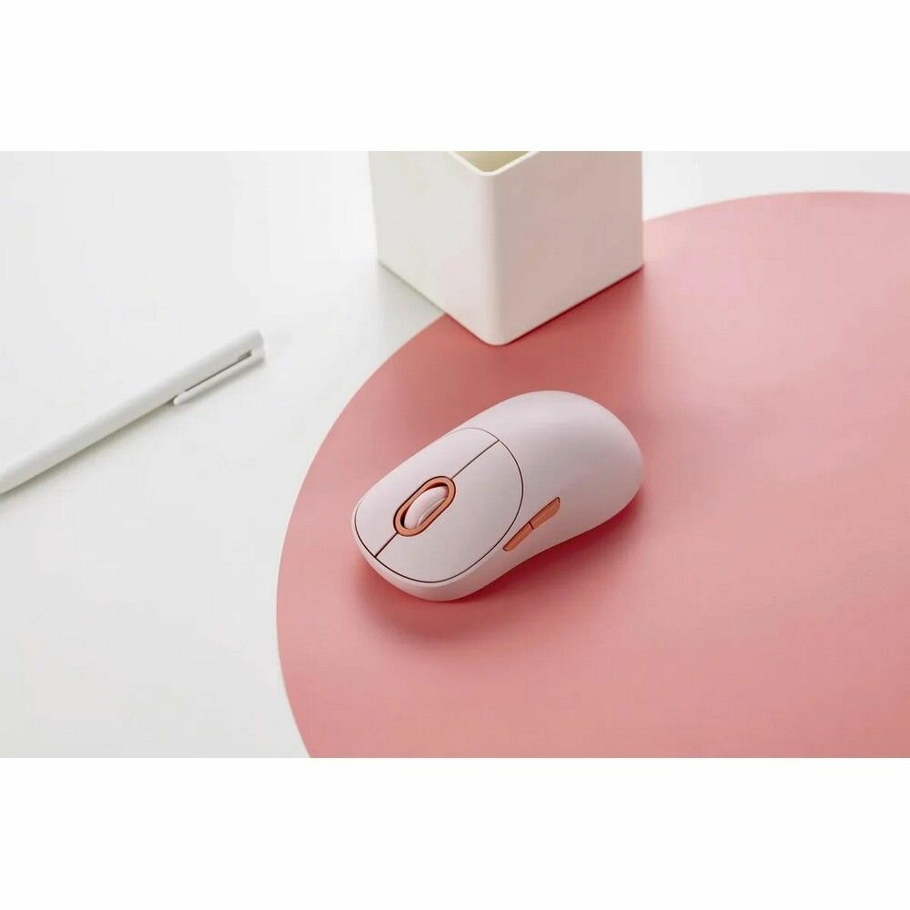 Изображение Беспроводная мышь Xiaomi Wireless Mouse 3 Pink GL