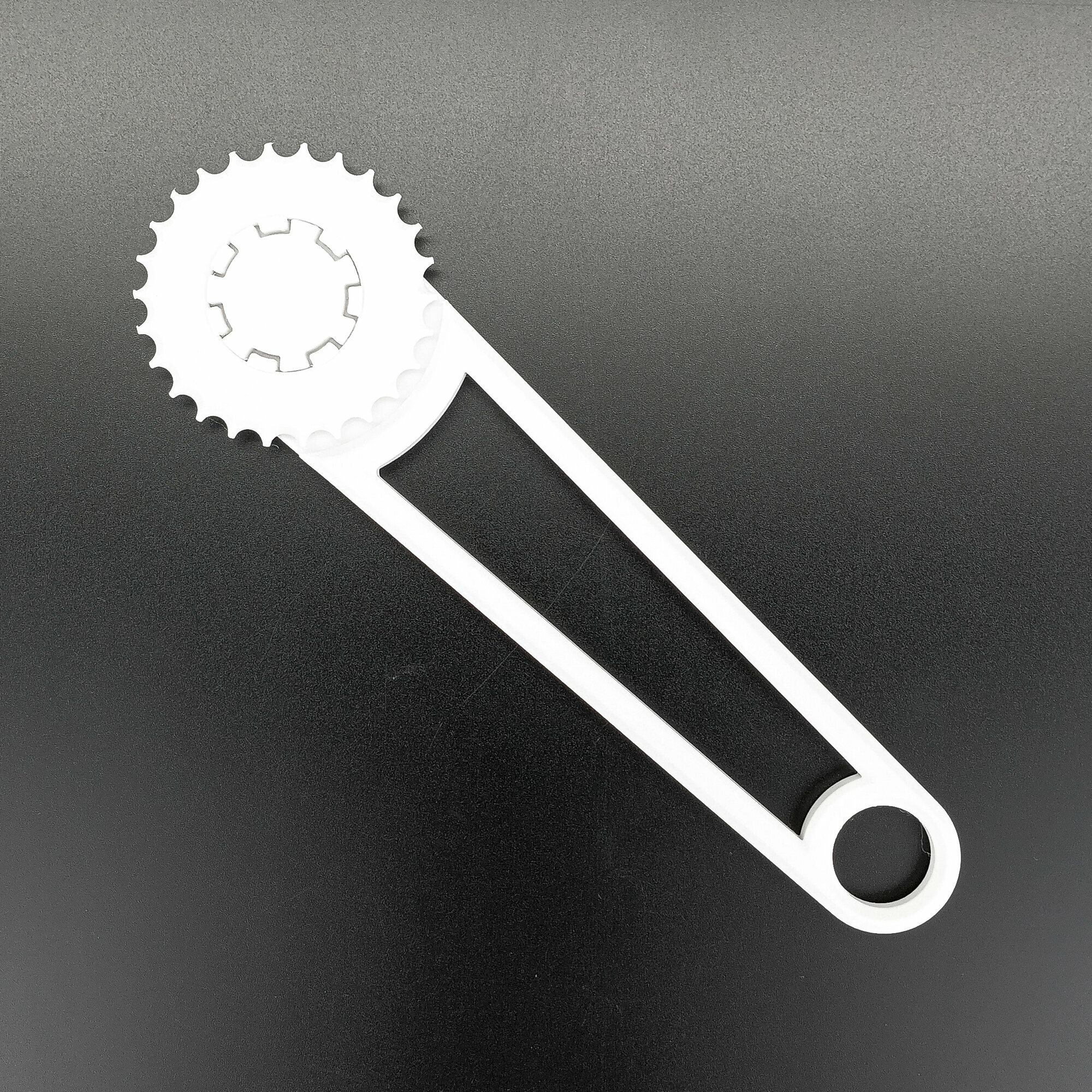 Канцелярское устройство для лёгкого сгибания картона, белый, 1 штука