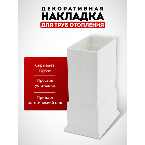 Накладка для труб отопления радиатора декоративная, обвод для труб, 2 шт.