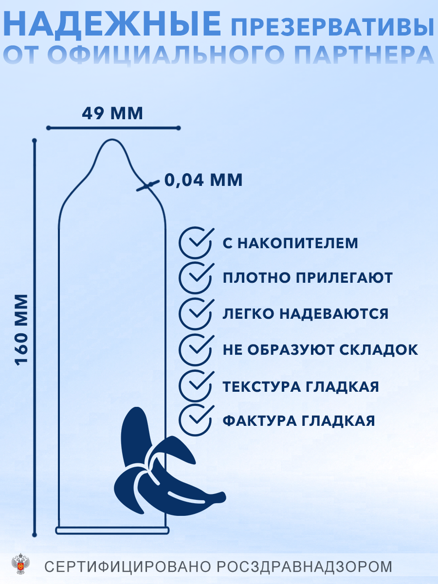 Презервативы Elasun « Go Bananas» ультратонкие, гладкие, ароматизированные, с увеличенным количеством смазки 10 шт./упак — фото 1
