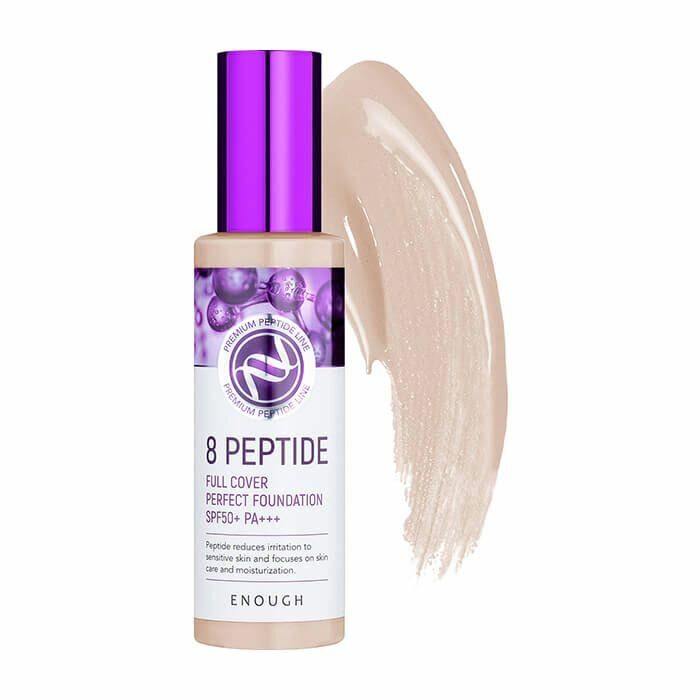 Тональный крем с пептидами 8 peptide Full Cover Perfect Foundation, тон13, 100 мл
