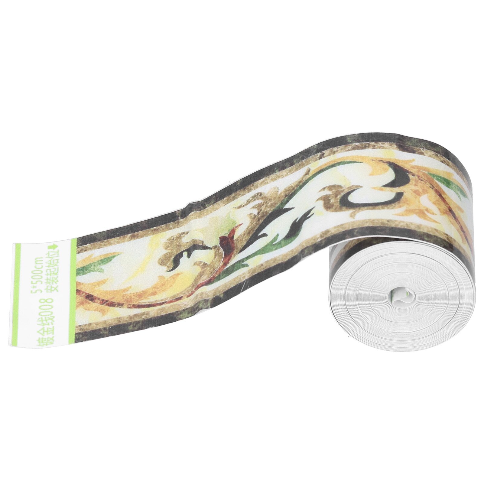 Самоклеящиеся обои бордюрная отделка 5x500 см декоративная наклейка для гостиной кухни ванной комнаты легко очищается и приклеивается настенное молдинг украшение