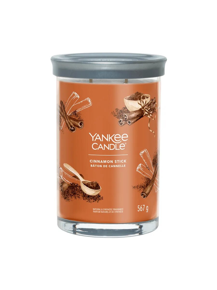 Yankee Candle / Свеча в стакане c 2 фитилями Коричная палочка 567 г/60-90ч