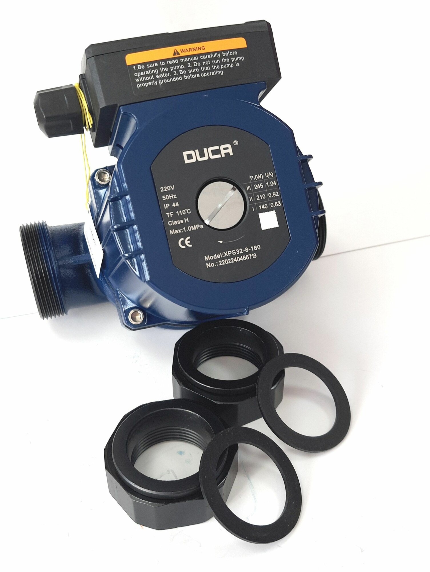 Насос циркуляционный DUCA XPS 32/8 180 мм, Турция