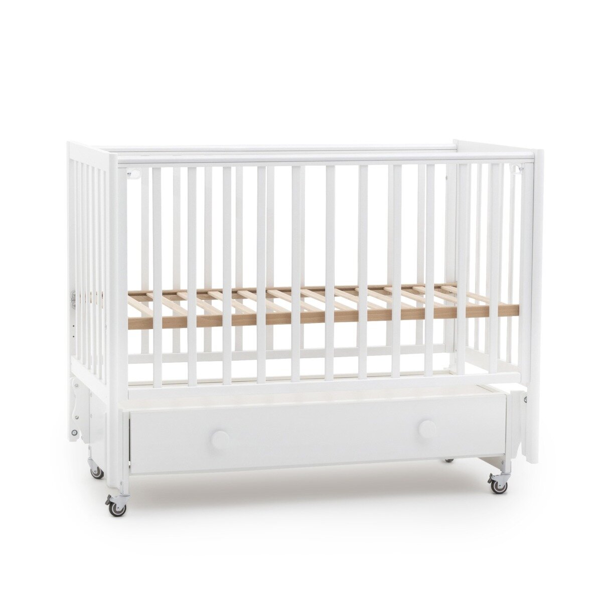 Детская кровать Woodix Colibri Go (маятник универсальный), Белый