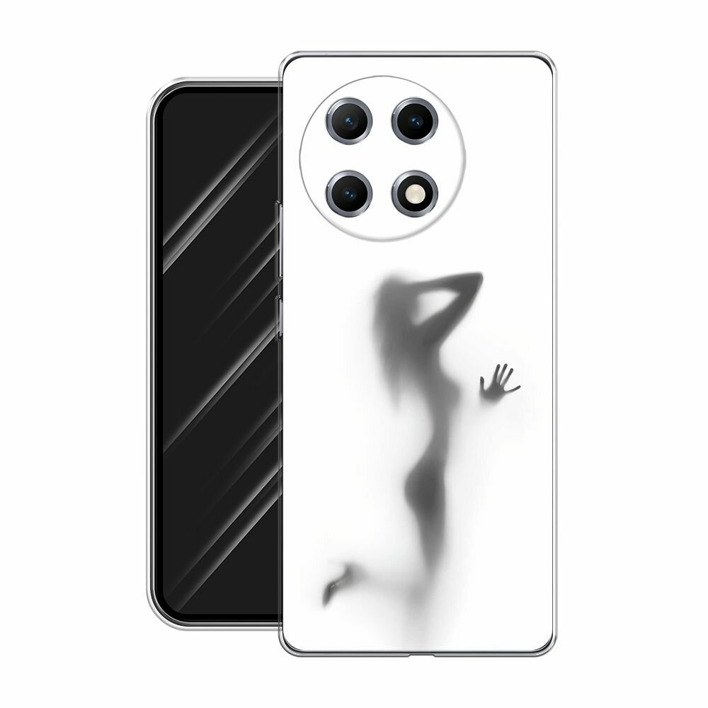 Чехол на Tecno Camon 30S / Текно Камон 30S с принтом "Стекло в душе" — фото 1