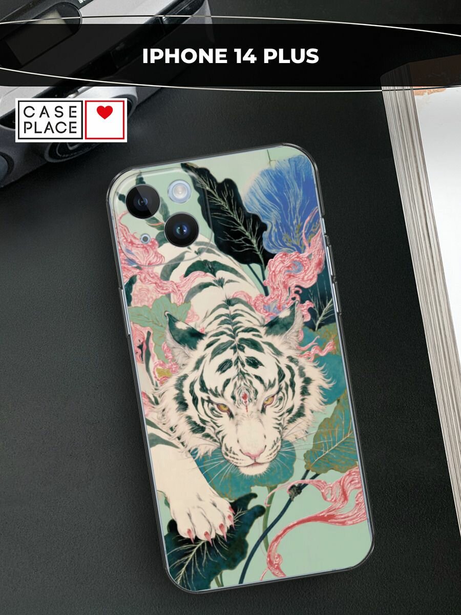 Чехол на Apple iPhone 14 Plus / Айфон 14 Плюс с принтом "Охотник"