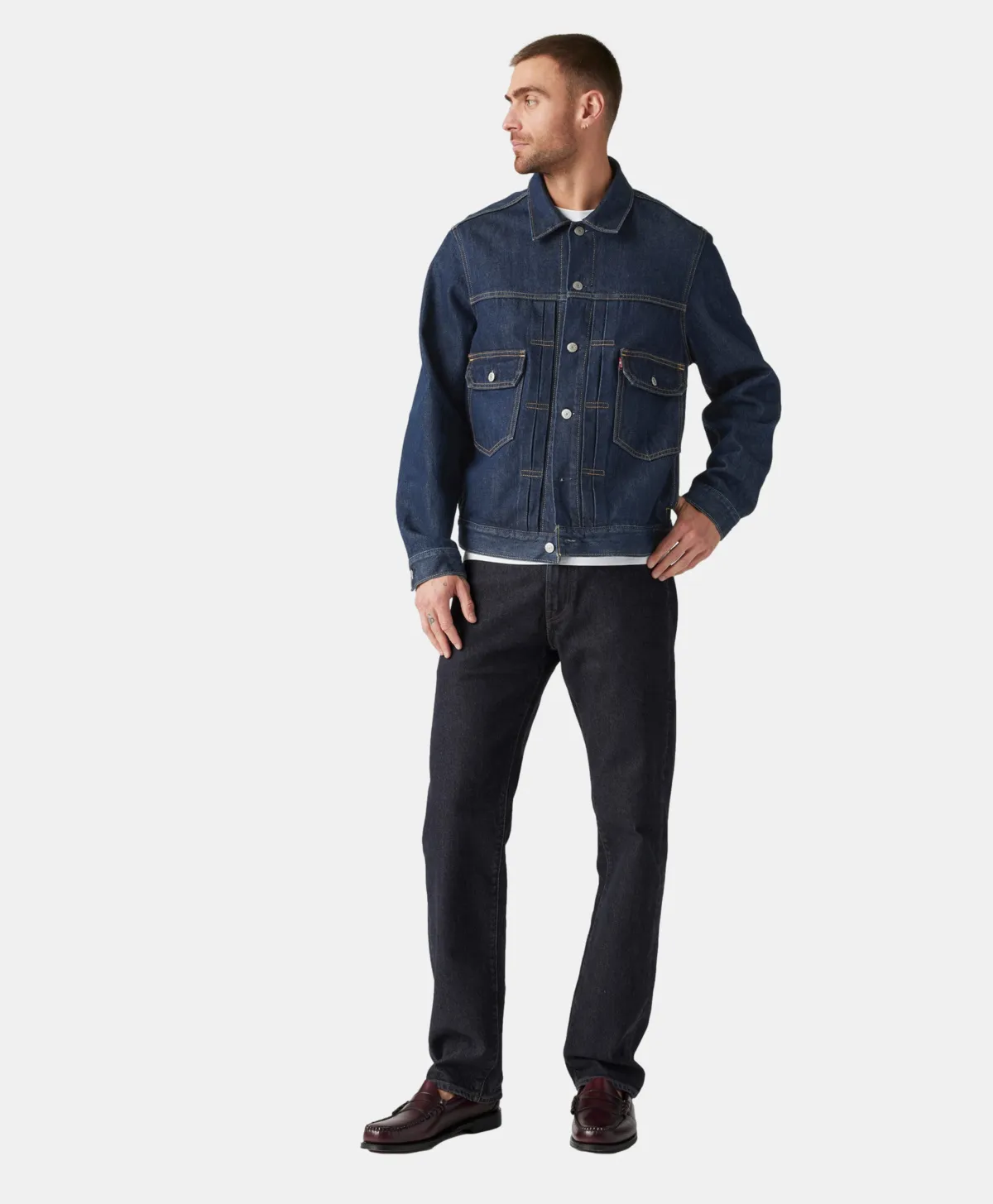 Джинсы классические Levi's 505 Regular, размер 33/32 JEAN, черный 2929 — фото 1