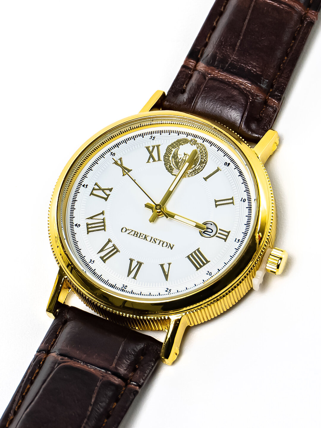 Наручные часы Классика, коричневый — фото 1