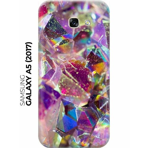 RE: PA Накладка Transparent для Samsung Galaxy A5 (2017) с принтом Розовые кристаллы re pa накладка transparent для samsung galaxy s21 plus с принтом розовые кристаллы