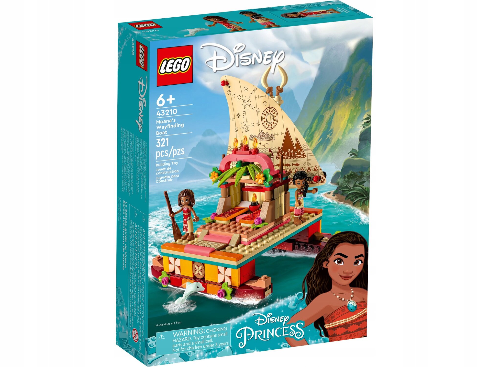 Конструктор LEGO Disney Princess 43210 Путеводная лодка Моаны