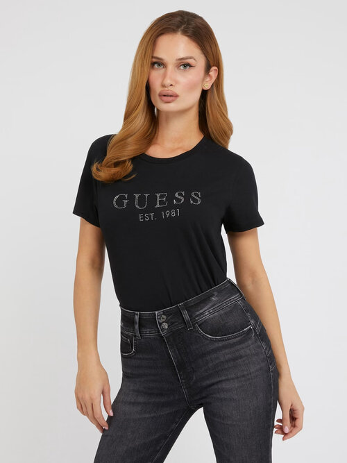 Футболка GUESS, размер S, черный