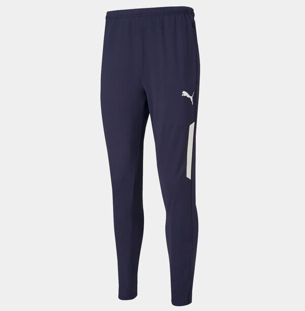 Брюки спортивные PUMA teamLIGA Training Pants Pro Peacoat, размер M, синий, черный