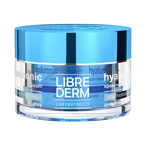 Librederm Hyaluronic Ultra Moisturizing Day Cream for Dry Skin Гиалуроновый крем ультраувлажняющий дневной для сухой кожи, 50 мл mediheal крем с натуральным увлажняющим фактором n m f aquaring effect cream 50ml