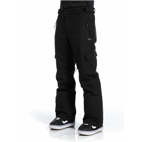  брюки для сноубординга Rehall, подкладка, карманы, регулировка объема талии, водонепроницаемые, размер S, черный