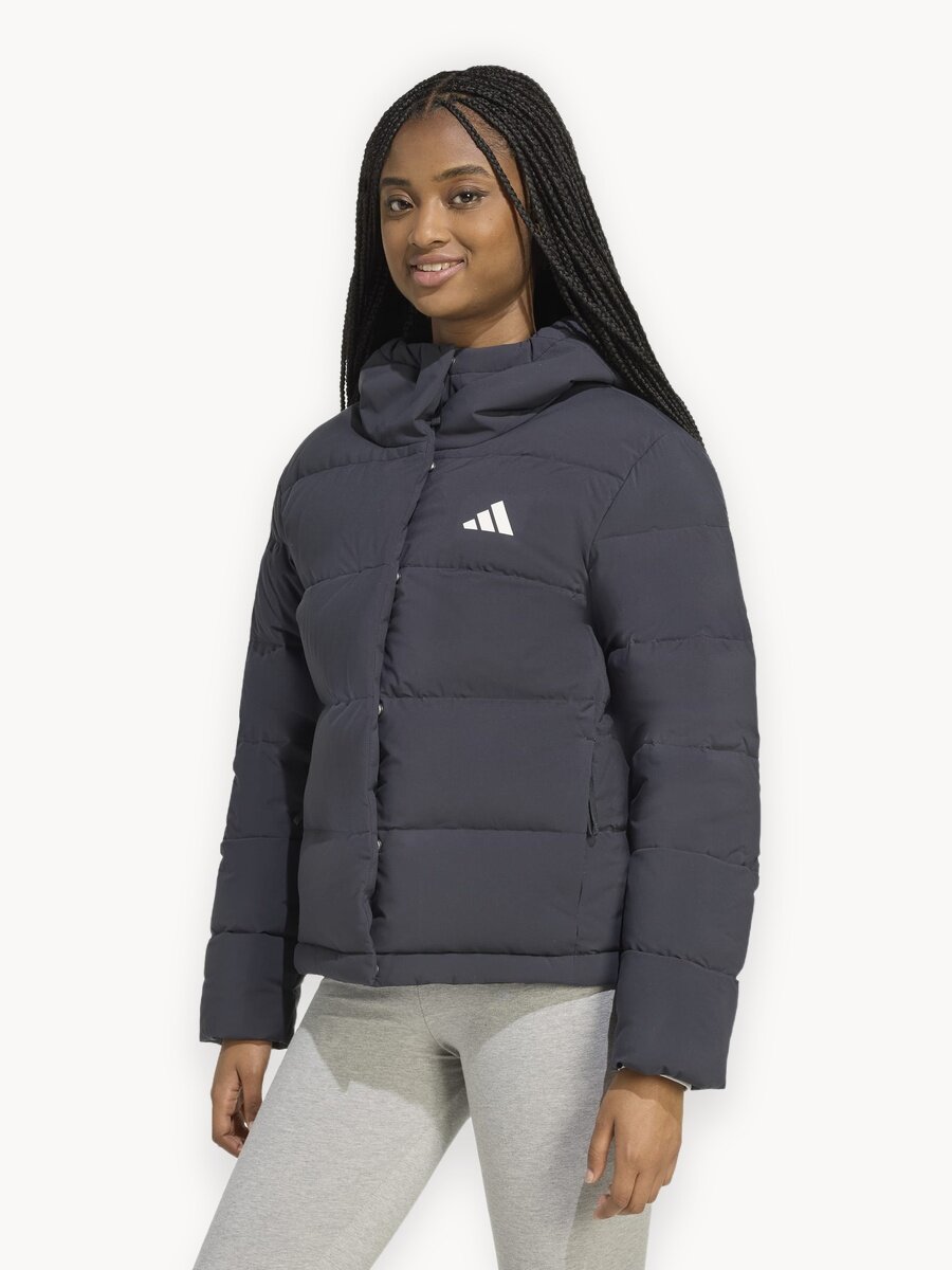 Куртка adidas Helionic Relaxed Down Jacket, размер L INT, черный