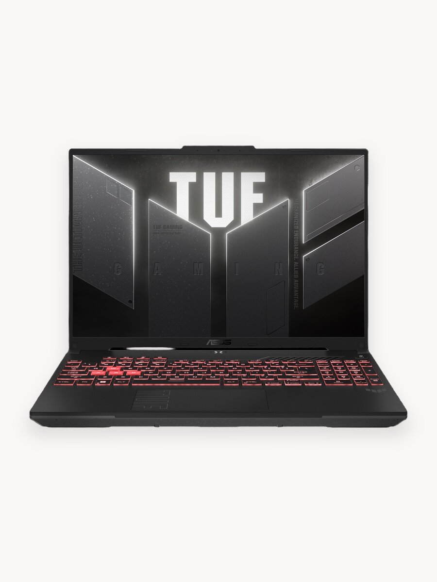 16" Ноутбук ASUS TUF Gaming A16 FA607NUG-RL161 1920x1200, AMD Ryzen 7 7445HS 3.2 ГГц, RAM 16 ГБ, DDR5, SSD 512 ГБ, NVIDIA GeForce RTX 4050, без ОС, 90NR0MU3-M009R0, mecha gray