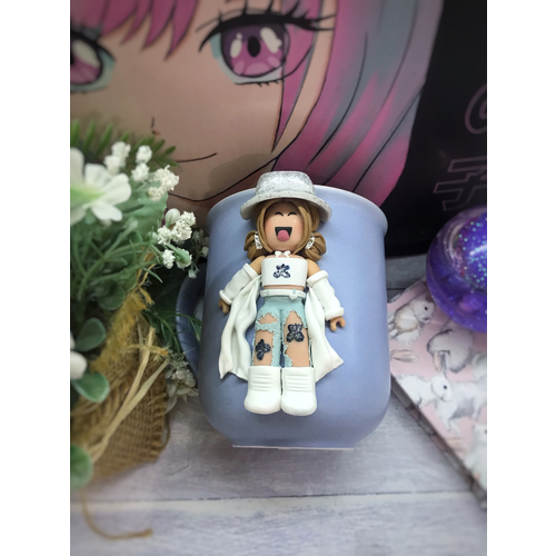 Кружка Roblox из полимерной глины 3500₽